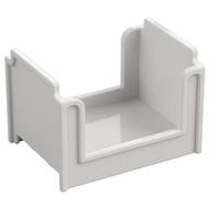 Duplo Bed, Bunk White