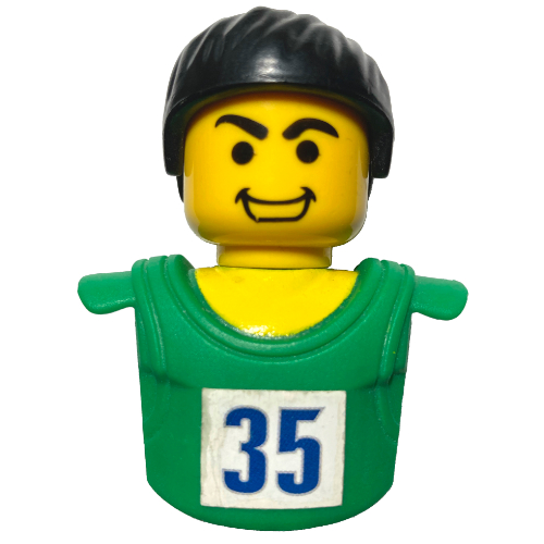 Sports Promo Figure Head Torso Assembly McDonald's Set 8 [7918] Grün