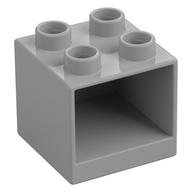 Duplo Cabinet 2 × 2 × 1.5 Pearl Light Gray