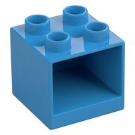 Duplo Cabinet 2 × 2 × 1.5 Dark Azure