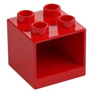 Duplo Cabinet 2 × 2 × 1.5 Red
