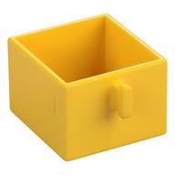 Duplo Drawer 2 × 2 with Pull Handle Yellow