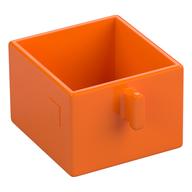 Duplo Drawer 2 × 2 with Pull Handle Orange