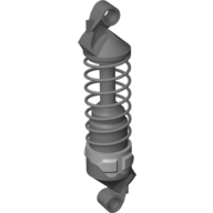 Technic Shock Absorber 11.5L [Complete Assembly] Dark Bluish Gray