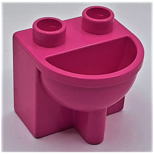 Duplo Bathroom Sink Mitteldunkelrosa