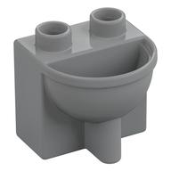 Duplo Bathroom Sink Hellblaugrau