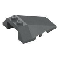 Brick Wedged, Sloped 4 × 4 Triple, Stud Notches Dunkelblaugrau