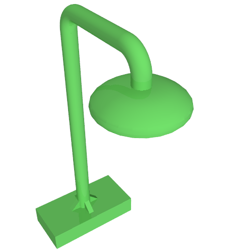 Duplo Shower Head on Stand Fabuland Lime