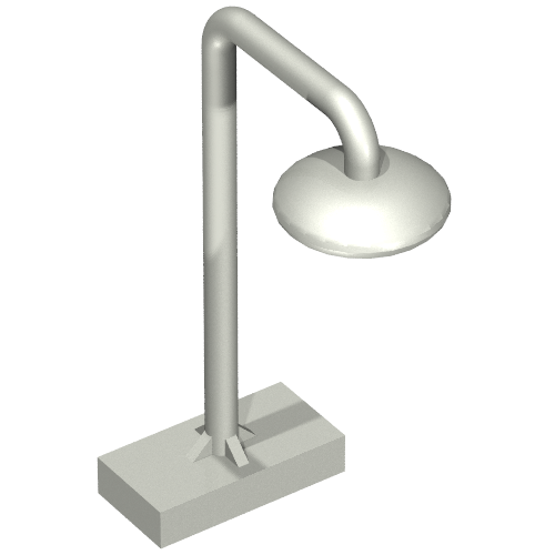 Duplo Shower Head on Stand Pearl Light Gray