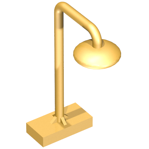 Duplo Shower Head on Stand Perlgold
