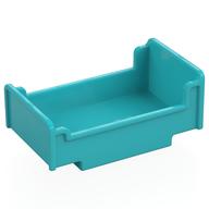 Duplo Bed 3 × 5 × 1 2/3 Medium Azure