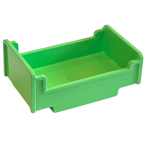 Duplo Bed 3 × 5 × 1 2/3 Medium Green