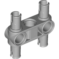 Technic Pin Connector Hub Perpendicular 3L with 4 Pins