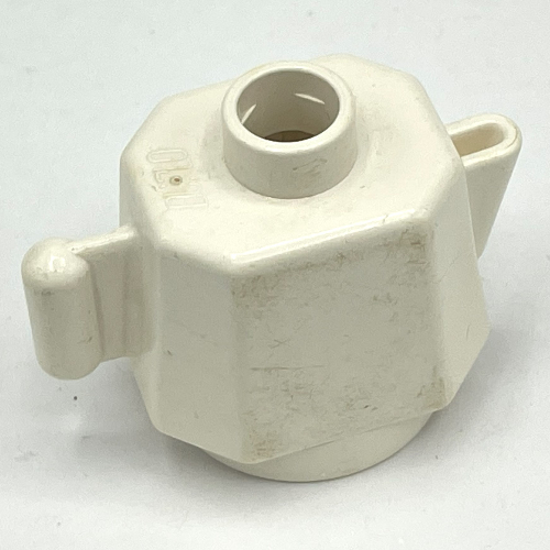 Duplo Teapot / Coffeepot, Round Base Weiß