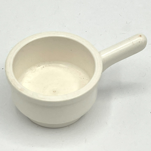 Duplo Saucepan, Round Bottom, Smooth Handle White
