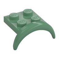 Wheel Arch, Mudguard 2 × 3 × 1 1/3 with 2 × 2 Plate Sandgrün