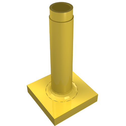 Duplo Sign Post Tall Yellow