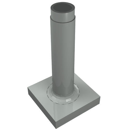 Duplo Sign Post Tall Hellgrau