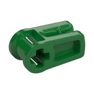 Wire Clip with Axle Hole Green