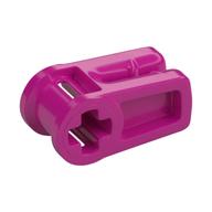 Wire Clip with Axle Hole Magenta