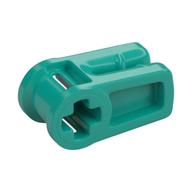 Wire Clip with Axle Hole Dark Turquoise
