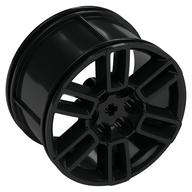 Wheel 56 × 34 Technic Racing Medium with 6 Pin Holes, Open Spokes Black