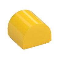 Brick Curved 1 × 1 × 2/3 Double Curved Top, No Studs Yellow
