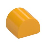 Brick Curved 1 × 1 × 2/3 Double Curved Top, No Studs Bright Light Orange