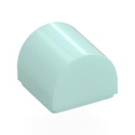 Brick Curved 1 × 1 × 2/3 Double Curved Top, No Studs Light Aqua