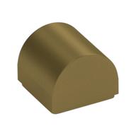 Brick Curved 1 × 1 × 2/3 Double Curved Top, No Studs Metallic Gold