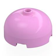Brick Round 3 × 3 Dome with Center Stud Bright Pink