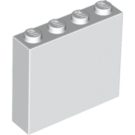 Brick 1 × 4 × 3 White