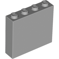 Brick 1 × 4 × 3 Light Bluish Gray