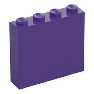 Brick 1 × 4 × 3 Dark Purple