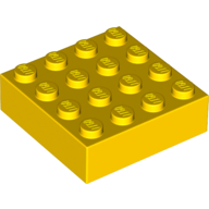 Stein Magnet, 4 × 4 Gelb