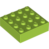 Brick Magnet, 4 × 4 Lime