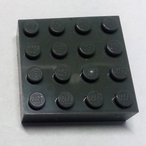 Brick Magnet, 4 × 4 Dark Bluish Gray
