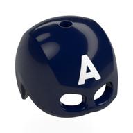 Helmet / Mask, Top Hole (Captain America) with White 'A' print Dark Blue