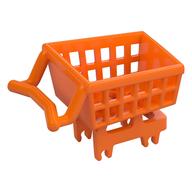 Ausrüstung Einkaufswagen Orange