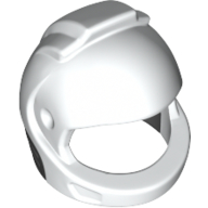Helmet Space, Black Neck Pattern Weiß