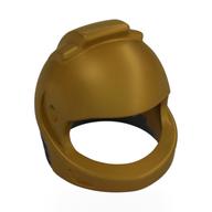 Helmet Space, Black Neck Pattern Perlgold