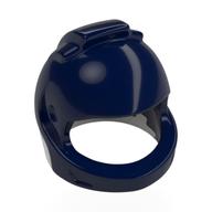 Helmet Space, White Neck Pattern Dark Blue