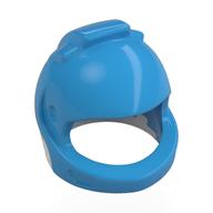 Helmet Space, White Neck Pattern Dunkelazur