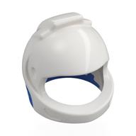 Helmet Space, Blue Neck Pattern Weiß