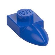Plate Special 1 × 1 with Tooth Blue