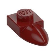 Plate Special 1 × 1 with Tooth Dark Red