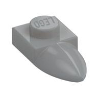 Plate Special 1 × 1 with Tooth Hellblaugrau