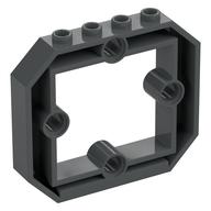 Brick Special 1 × 6 × 4 with 4 Pin Holes and Opening Dark Bluish Gray