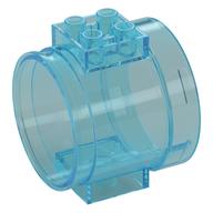 Tube, Slide Straight in Trans-Light Blue