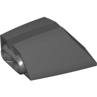 Engine / Air Scoop, Technic Double (RC Car) Pearl Dark Gray
